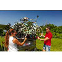 Задній багажник FIAMMA Carry Bike PRO VW T6 на 2 колеса, темно-чорний