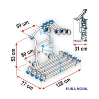 Додаткова рейка Rail Quick 128 Blue