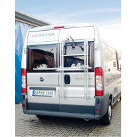 Задній багажник для Ducato від моделі 06/2007 і далі для 2 велосипедів