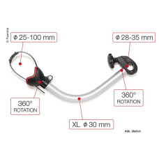 Велосипедне кріплення Bike Block Pro S D3 Deep Black