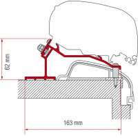 Адаптер тент F65L або F80S для Hobby Caravan 2012 Premium & Ontour
