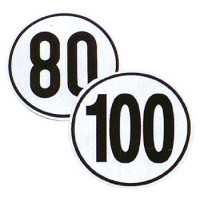 Наклейка Tempo 100