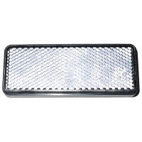 Відбивач прямокутний, прозорий, розміри: ca.95*38mm