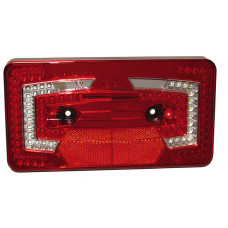 LED-багатофункціональний світильник, 9-32В, правий, червоний