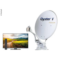 Oyster® V Sat System 85 TWIN SKEW Premium з 21,5-дюймовим телевізором Oyster®