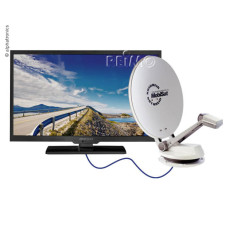 Параболічна антена 75 см, Twin LNB&alphatronics 19 TV