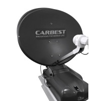 Антена Carbest 60 DO антрацит, 60см, 2 супутника + LCD дисплей