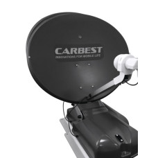 Антена Carbest 60 DO антрацит, 60см, 2 супутника + LCD дисплей