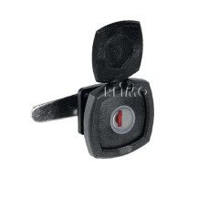  PushLock квадратний білий без циліндра та ключа