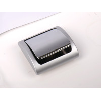  Меблевий замок Push-Lock, срібляста рама, хромована кнопка