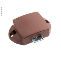  Замок максі коричневий для ручок pushlock