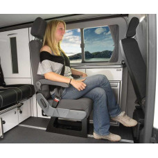 Euroseat A400, односидіння з триточковим ременем безпеки, схвалено TÜV, пряжка зліва