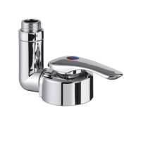  Змішувач настільний Twist chrome з вимикачем SB