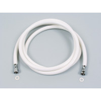 Душовий шланг білий 1,5 м, 3/8" x 1/2"