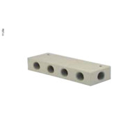 Розподільний блок LILIE 6x3/8" біло-жовтий