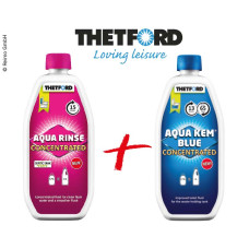 Thetford Promo Duopack 0,78l Aqua Kem Blue + 0,78l Aqua Rinse