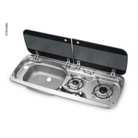 Газова плита та мийка Dometic HSG2370, нержавіюча сталь