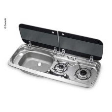 Газова плита та мийка Dometic HSG2370, нержавіюча сталь