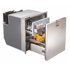 Компресорний холодильник з ящиком DR 65 Inox нержавіюча сталь 65л