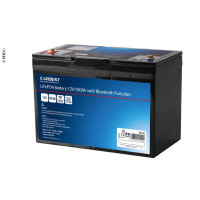 Літій-залізо-фосфатний акумулятор Carbest (LiFePO4), 100 Аг - з Bluetooth