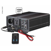 Синусоїдний інвертор 1000W, вбудований зарядний пристрій 20A