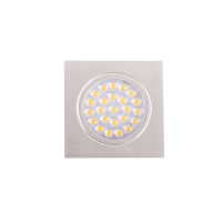 LED Spot 12V Alu brushed, Touch-switch, 1,6W, 24LED