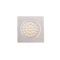 LED Spot 12V Alu brushed, Touch-switch, 1,6W, 24LED