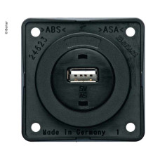  USB вбудований розєм чорний lo