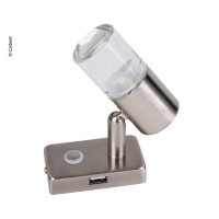  Світлодіодна лампочка з сенсорним перемикачем і USB-портом у розетці