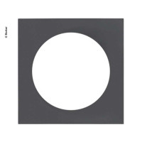 Berker INTEGRO Pure 1-складова рамка чорна матова