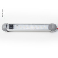 LED 12V алюмінієвий лінійний світильник, 9 SMD LED, нахильний, 1,5 Вт, 144 люмен
