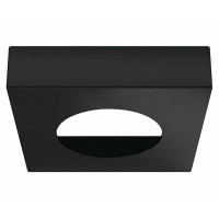 Квадратний корпус для 83580, чорний матовий, 65x65x15,6 мм
