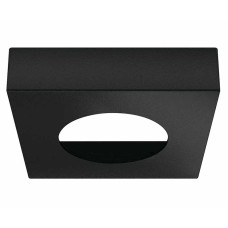 Квадратний корпус для 83580, чорний матовий, 65x65x15,6 мм