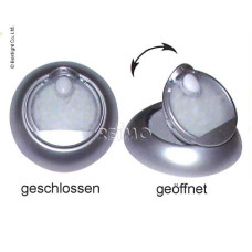 LED 12V Light Mini Silver, поворотний на 358°, 84x75x25 мм