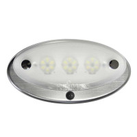 LED 12/24V 9W 126x246x37m вкл. блакитний нічник