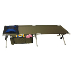 Ліжечко для кемпінгу, Euphrat Camp4, Зелений, 200x75x43 см