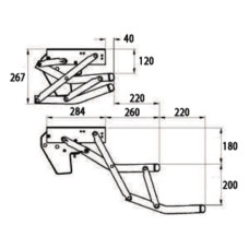 Подвійна сходинка протектора Omnistep 440 12V
