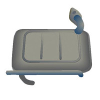 Глушник Dometic для відведення вихлопних газів