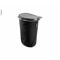 Контейнер для сміття Flextrash, 5 л, чорний, біорозкладний матеріал