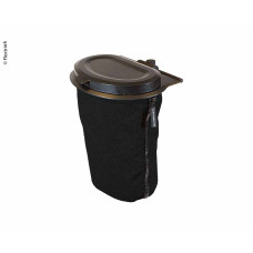 Контейнер для сміття Flextrash, 3 л, чорний, біорозкладний матеріал