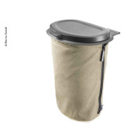 Відро для сміття Flextrash, 9 л, кремово-бежевий