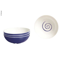 Миски для круп TWIST, 4 шт., Вміст: 600 мл, сині