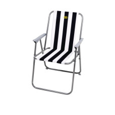 Camping Beach Chair, SunRelax Camp4, білий/блакитний