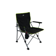 Camping Beach Chair, Camp4, чорний/лаймовий