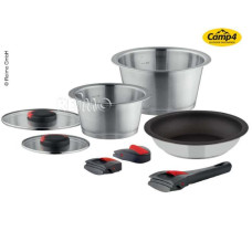 Camping Potfset Quick Clack Pro, повний набір з 8 предметів для приготування та смаження