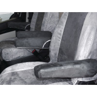 Чохол підлокітника Ducato 07 Alcatraz Velours антрацит для 943301 / 943302