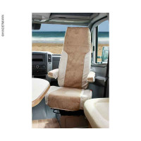 Чохол з 2 частин (ISRI) для Ducato (2007/2014), бежевий/пісочний
