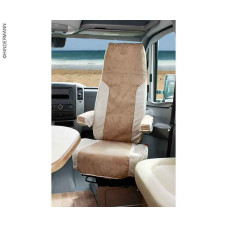 Чохол з 2 частин (ISRI) для Ducato (2007/2014), бежевий/пісочний