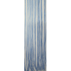 Штора для дверей STRING, 100% ПВХ, 60x190см, біла/блакитна
