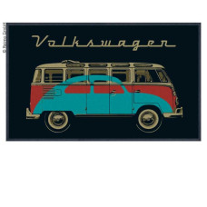 VW Collection Bulli килимок, чорний BUS+KÄFER, 75x50см, 100% нейлон